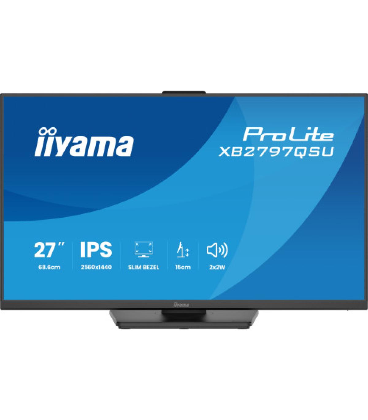iiyama ProLite XB2797QSU-B1 pantalla para PC 68,6 cm (27") 2560 x 1440 Pixeles Quad HD LED Negro