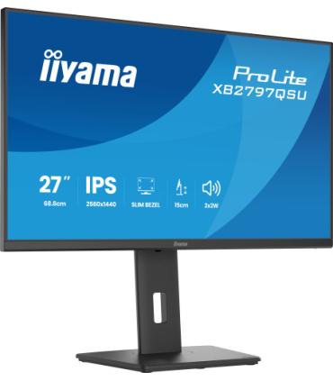 iiyama ProLite XB2797QSU-B1 pantalla para PC 68,6 cm (27") 2560 x 1440 Pixeles Quad HD LED Negro