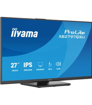 iiyama ProLite XB2797QSU-B1 pantalla para PC 68,6 cm (27") 2560 x 1440 Pixeles Quad HD LED Negro