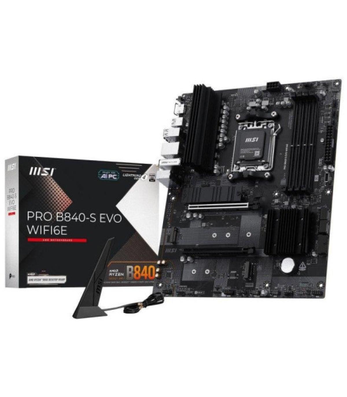 PLACA MSI PRO B840-S EVO WIFI6E