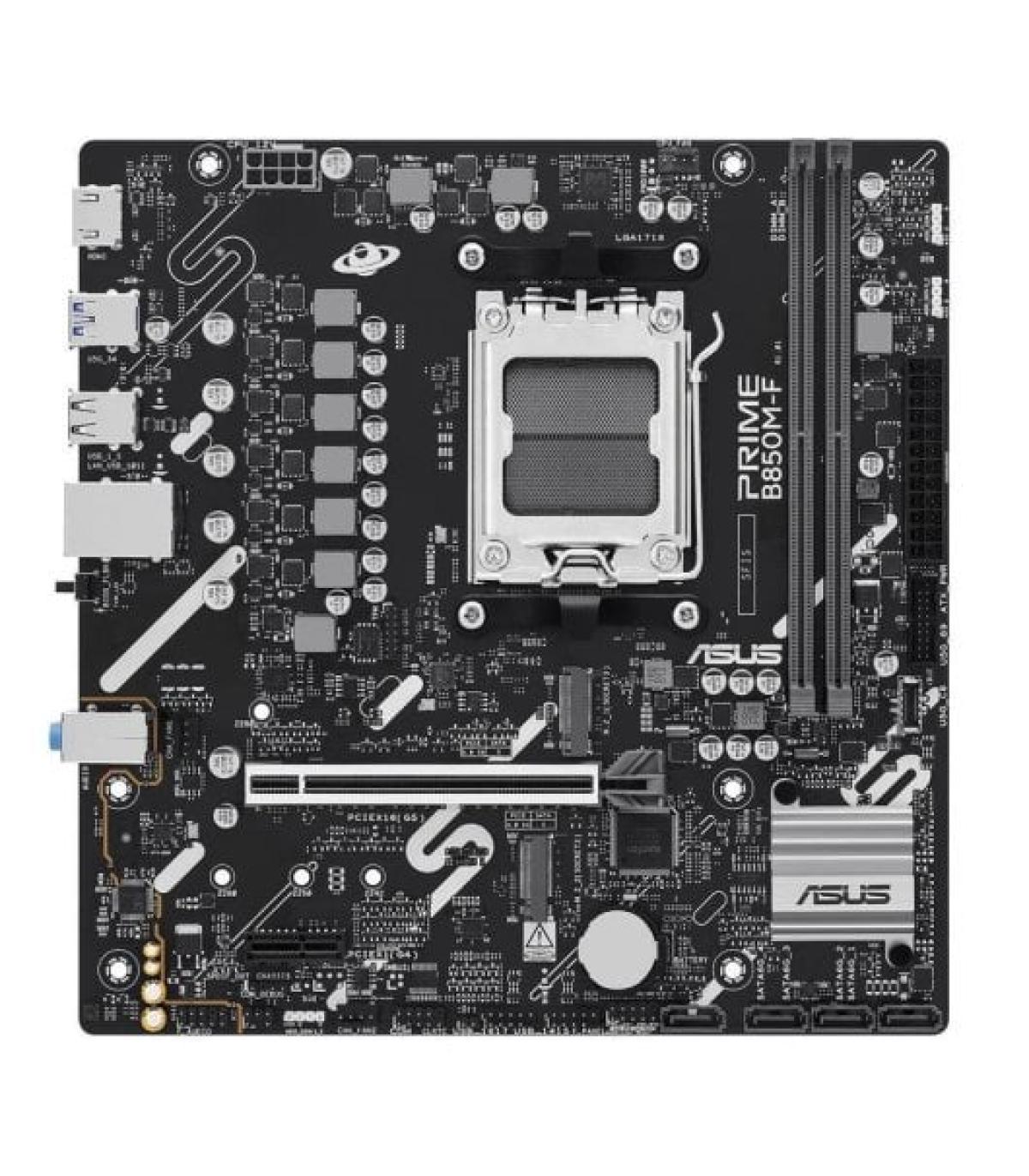 PLACA ASUS PRIME B850M-F,AMD,AM5,B850,2DDR5,128GB,1HDMI,4SATA3+2M.2,GBLAN,5USB3.2,MATX