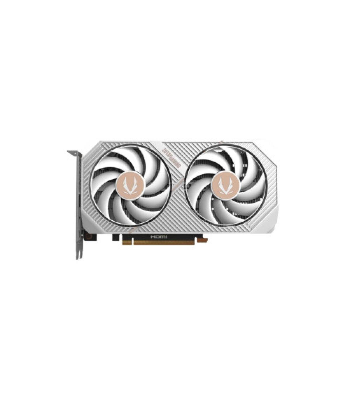VGA ZOTAC RTX 5060 TWIN EDGE OC 8GB WHITE VERSION,NV,RTX5060,8GB,GDDR7,128BIT,1HDMI+3DP,2 VENTILADORES (ZT-B50600Q-10M