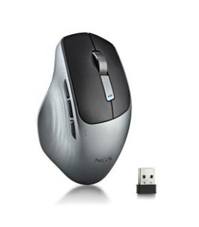 NGS Raton Inalambrico Multimodo 1600 DPI - 6 Botones y Rueda de Desplazamiento - Teclas Silenciosas - Color Negro