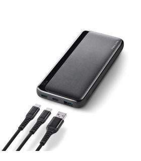 NGS QUIZ 10 Powerbank 10000mAh - 22.5W - PD 3.0 - QC 3.0 - 2x USB-C, 1x USB-A - Color Negro