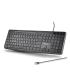 NGS Spectra Teclado USB Ultra Slim - USB-A - Silencioso - Indicadores LED - Color Negro