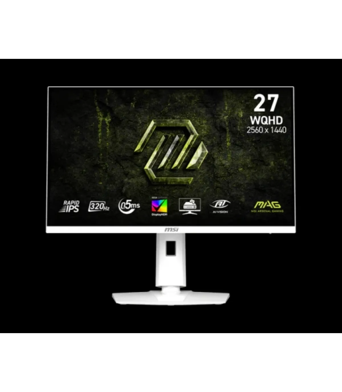 MSI MONITOR MAG 274QRFW X32. 27" RAPID IPS FLAT. 2560X1440. 320HZ. BLANCO