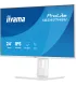 MONITOR IIYAMA PANTALLA PARA PC 60,5 CM (23,8") 1920 X 1080 PIXELES FULL HD LED PANEL IPS COLOR BLANCO AJUSTABLE HDMI DISPLAYPOR