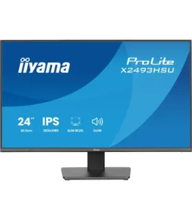 MONITOR IIYAMA PANTALLA PARA PC 60,5 CM (23,8") 1920 X 1080 PIXELES FULL HD LED PANEL IPS CONEXIONES HDMI DISPLAYPORT Y USB