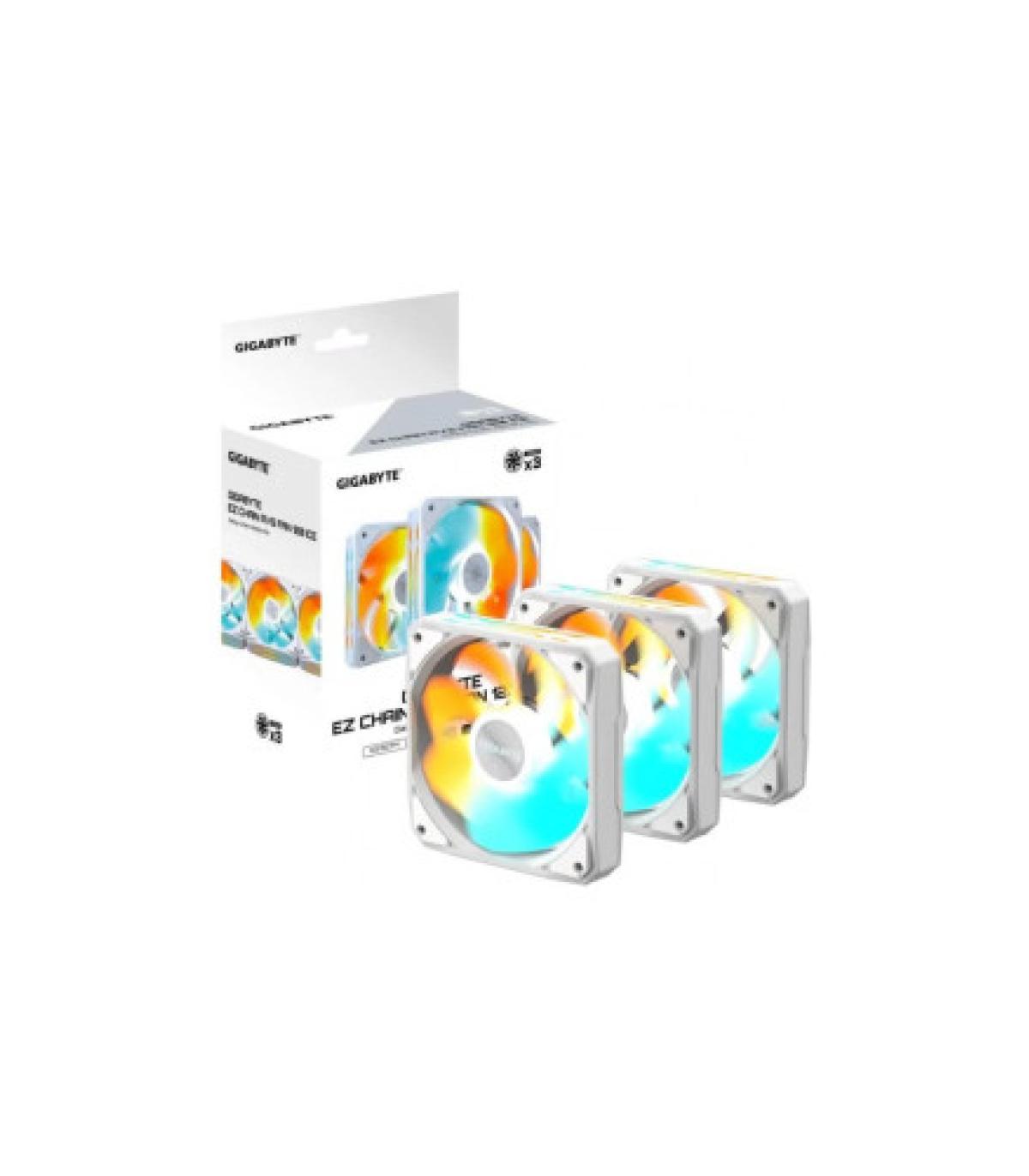 VENTILADOR GIGABYTE PARA CAJA GP-GBT EZRVSFAN1203 ICE,3X120MM,BLANCO - PACK 3- (GP-GBT EZRVSFAN1203 ICE