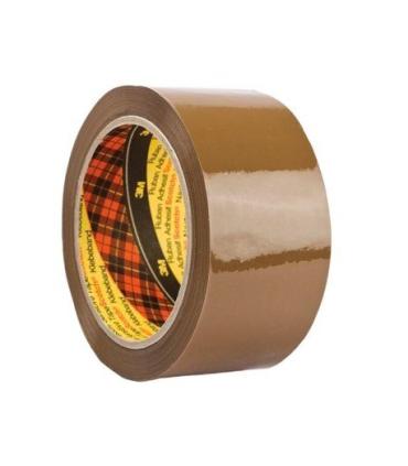 Scotch 371 Precinto de Embalaje 50mm x 66m - Color Marron Pack de 6