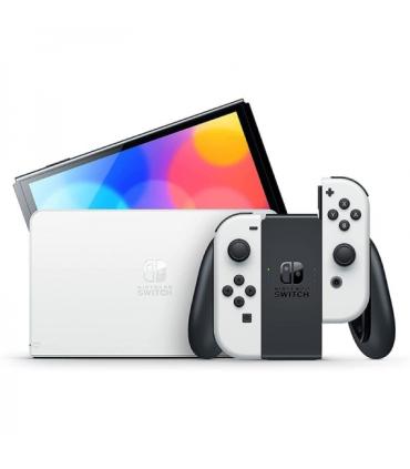 Nintendo Consola Nintendo Switch Oled - Incluye Base y 2 Mandos Joy-Con - Color Blanco