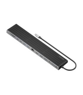 Aisens USB-C Dock 13 En 1 - USB-C a 2xHDMI - 1xDisplayPort - 1xRJ45 - 3xUSB-A - 2xUSB-C - 1xUSB-C PD - 1xAudio - 1xSD - 1xMicro.
