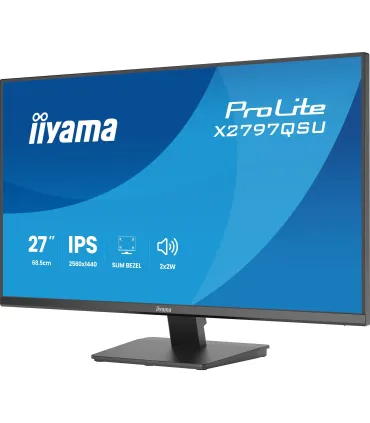MONITOR IIYAMA PANTALLA PARA PC 68,6 CM (27") 2560 X 1440 PIXELES QUAD HD LED PANEL IPS HDMI DISPLAYPORT USB