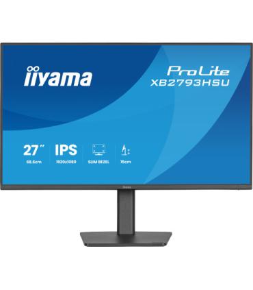 MONITOR IIYAMA PANTALLA PARA PC 68,6 CM (27") 1920 X 1080 PIXELES FULL HD LED PANEL IPS ERGONÓMICO HDMI DISPLAYPORT USB