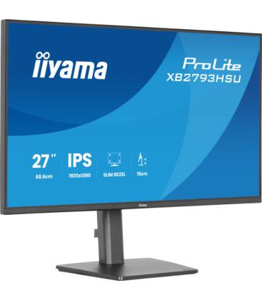 MONITOR IIYAMA PANTALLA PARA PC 68,6 CM (27") 1920 X 1080 PIXELES FULL HD LED PANEL IPS ERGONÓMICO HDMI DISPLAYPORT USB