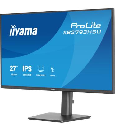 MONITOR IIYAMA PANTALLA PARA PC 68,6 CM (27") 1920 X 1080 PIXELES FULL HD LED PANEL IPS ERGONÓMICO HDMI DISPLAYPORT USB