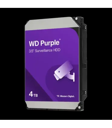 Western Digital Purple disco duro interno 4 TB 5400 RPM 128 MB 3.5" Serial ATA III