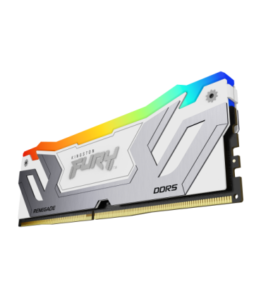 MEMORIA KINGSTON 48GB 8400MT/S DDR5 CL40 CUDIMM (KIT OF 2) FURY RENEGADE RGB WHITE XMP - KF584CU40RWAK2-48