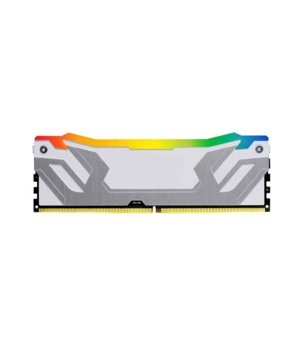 MEMORIA KINGSTON 48GB 8400MT/S DDR5 CL40 CUDIMM (KIT OF 2) FURY RENEGADE RGB WHITE XMP - KF584CU40RWAK2-48