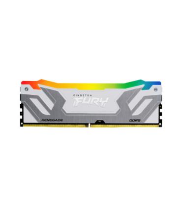 MEMORIA KINGSTON 24GB 8400MT/S DDR5 CL40 CUDIMM FURY RENEGADE RGB WHITE XMP - KF584CU40RWA-24