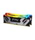 MEMORIA KINGSTON 48GB 8400MT/S DDR5 CL40 CUDIMM (KIT OF 2) FURY RENEGADE RGB SILVER XMP - KF584CU40RSAK2-48