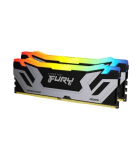 MEMORIA KINGSTON 48GB 8400MT/S DDR5 CL40 CUDIMM (KIT OF 2) FURY RENEGADE RGB SILVER XMP - KF584CU40RSAK2-48