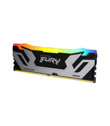 MEMORIA KINGSTON 48GB 8400MT/S DDR5 CL40 CUDIMM (KIT OF 2) FURY RENEGADE RGB SILVER XMP - KF584CU40RSAK2-48