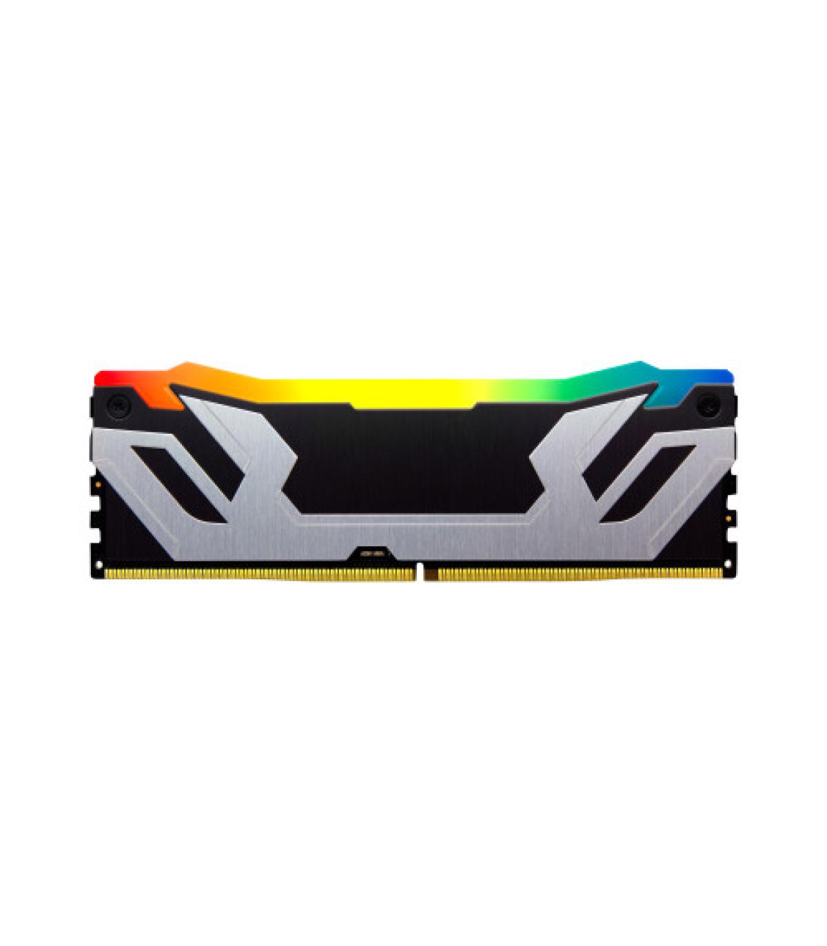 MEMORIA KINGSTON 48GB 8400MT/S DDR5 CL40 CUDIMM (KIT OF 2) FURY RENEGADE RGB SILVER XMP - KF584CU40RSAK2-48