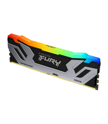 MEMORIA KINGSTON 24GB 8400MT/S DDR5 CL40 CUDIMM FURY RENEGADE RGB SILVER XMP - KF584CU40RSA-24