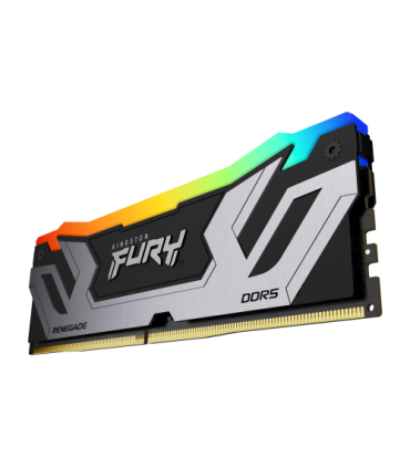 MEMORIA KINGSTON 24GB 8400MT/S DDR5 CL40 CUDIMM FURY RENEGADE RGB SILVER XMP - KF584CU40RSA-24