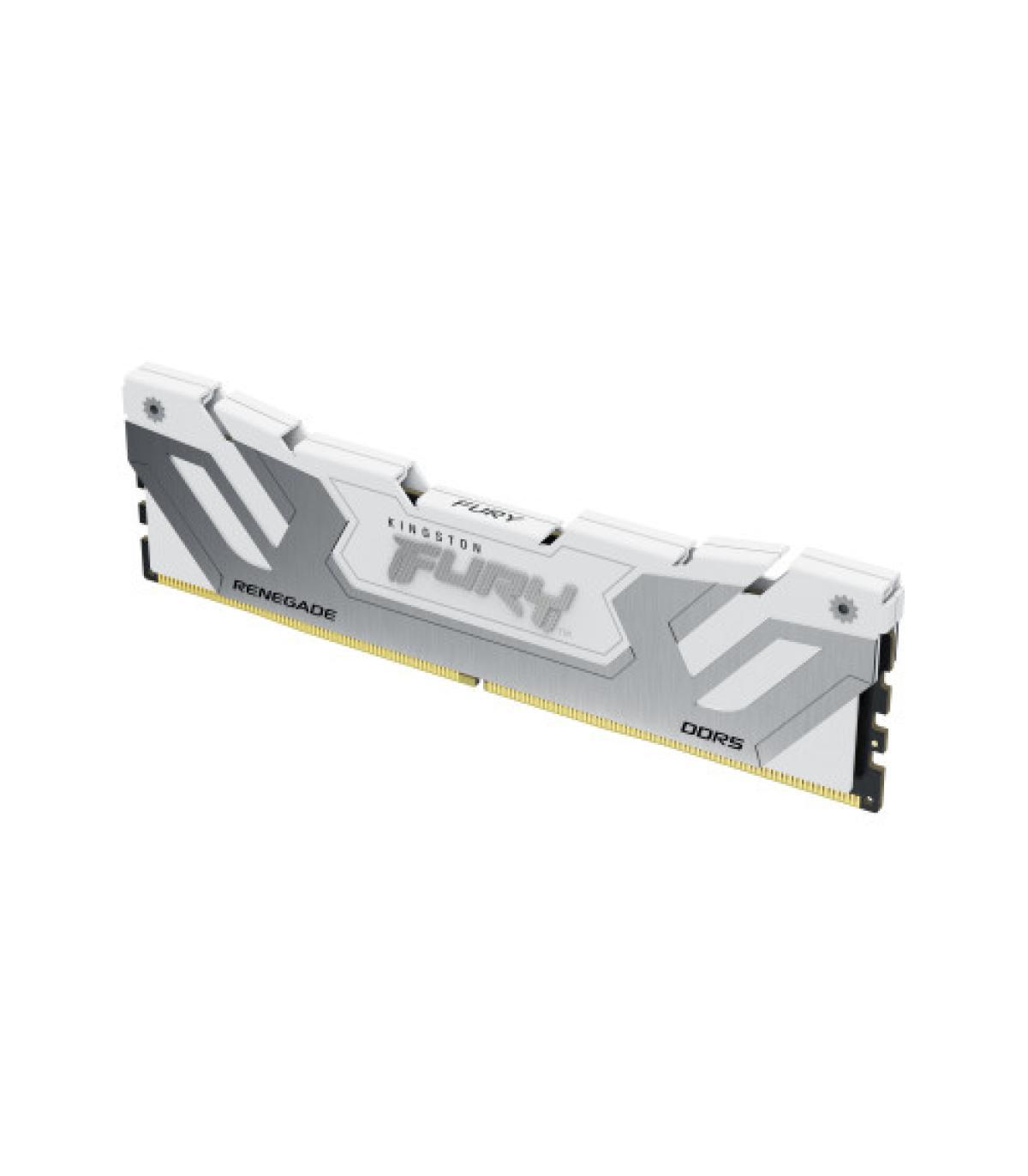 MEMORIA KINGSTON 48GB 8400MT/S DDR5 CL40 CUDIMM (KIT OF 2) FURY RENEGADE WHITE XMP - KF584CU40RWK2-48