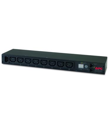 APC RACK PDU, METERED, 1U, 12A/208V, 10A/230V, (8) C13
