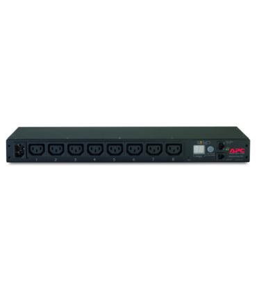 APC RACK PDU, METERED, 1U, 12A/208V, 10A/230V, (8) C13