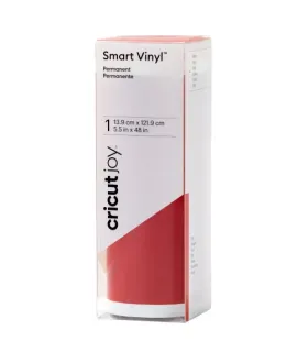 CRICUT SMART VINYL PERMANENT JOY 14X122CM 1 SHEET (MAT RED