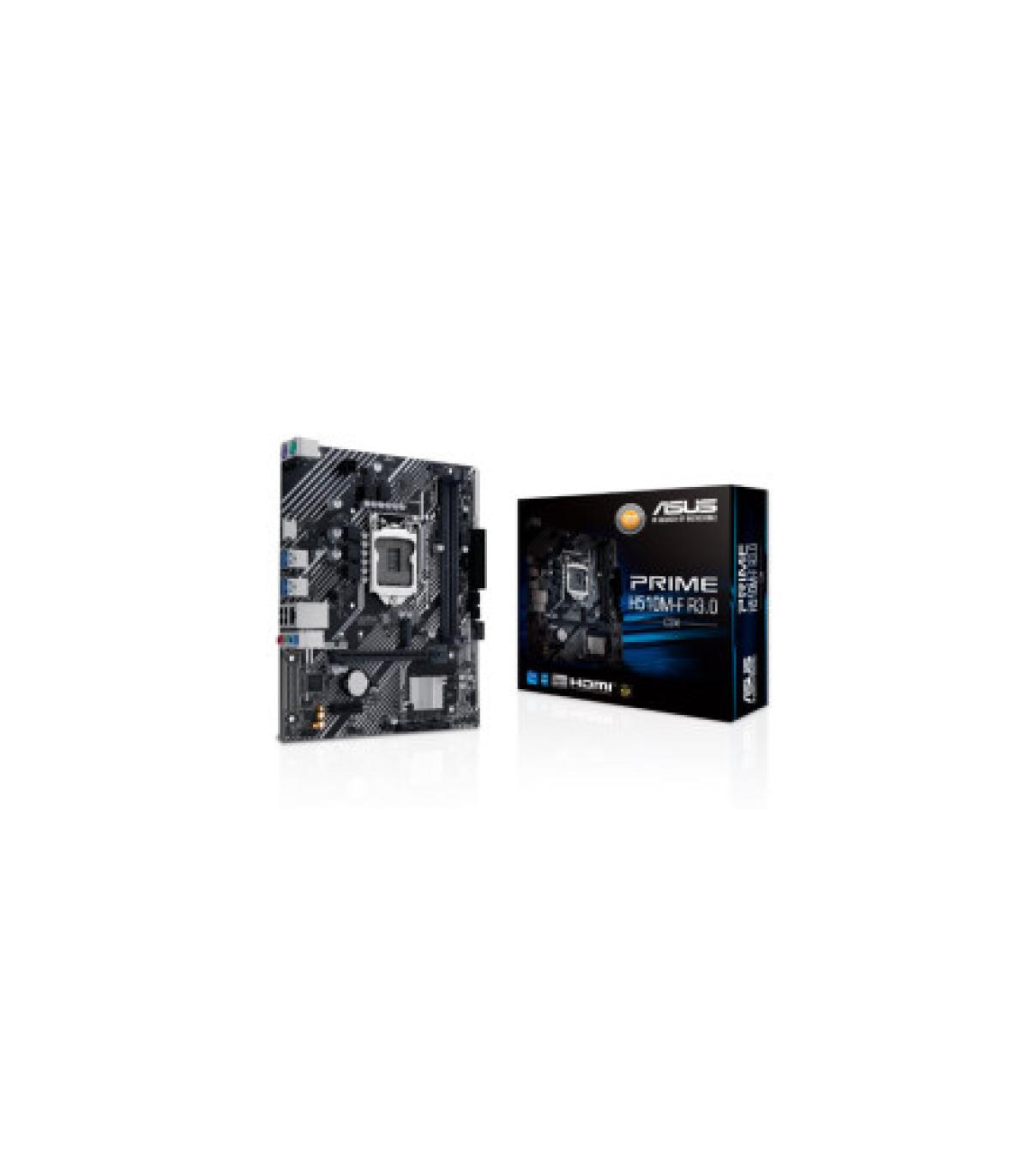 PLACA ASUS PRIME H510M-F R3.0-CSM,INTEL,1200,H470,2DDR4,64GB,HDMI,GBLAN,4SATA3+M.2,4USB3.2,MATX