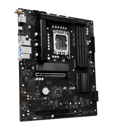 PLACA ASROCK A620AM PRO RS WIFI,AMD,AM5,A620A,4DDR5,256GB,HDMI+DP,2SATA6+2M.2,7USB3.2,2.5GBLAN+WIFI6E+BT5.2,MATX