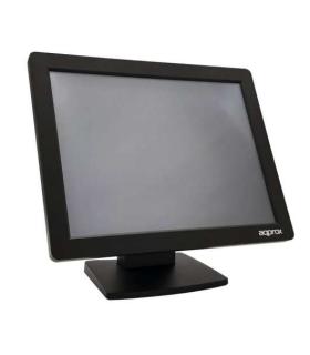 Approx Monitor Tactil LED 15" para TPV 1024 x 768 - Respuesta 5ms - Angulo de Vision H 160º V 140º - USB, VGA - VESA 75x75mm