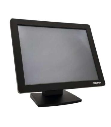 Approx Monitor Tactil LED 15" para TPV 1024 x 768 - Respuesta 5ms - Angulo de Vision H 160º V 140º - USB, VGA - VESA 75x75mm