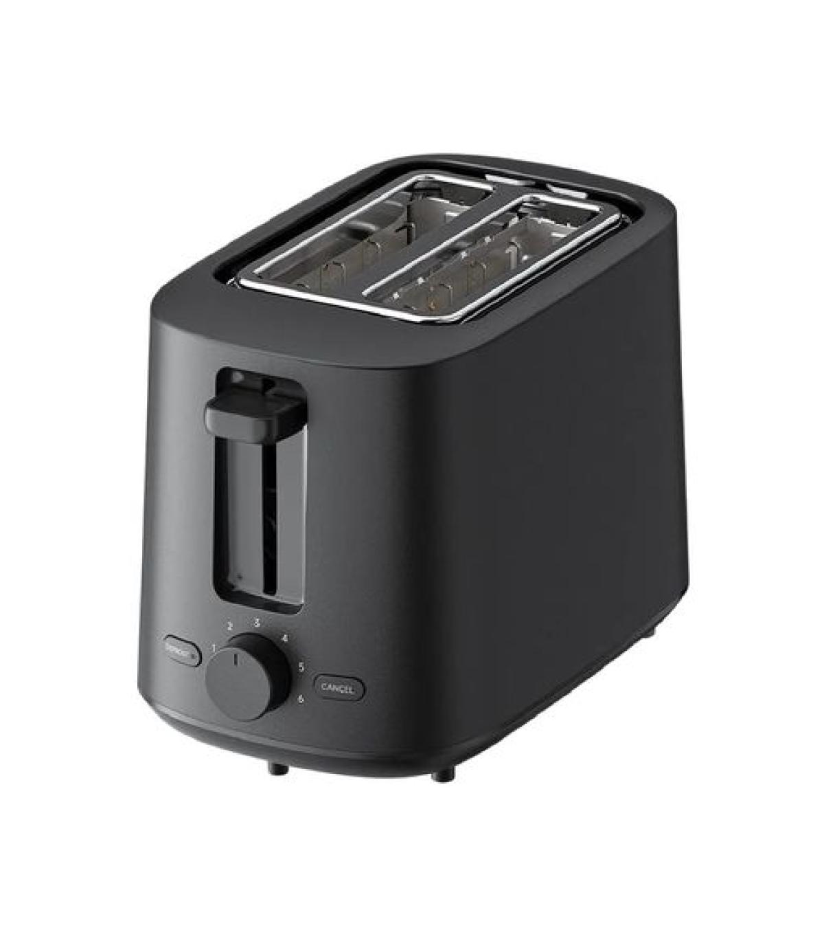 Xiaomi Toaster Tostadora 930W - Ranura Ancha 35 mm - 6 Niveles de Tostado - Funcion Descongelar y Recalentar - Rejilla Plegable.