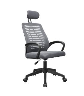 Mars Gaming MGC-ERGOB Silla de Oficina Ergonomica - Reposacabezas, Soporte Lumbar y Reposabrazos Ajustable - Malla Transpirable.