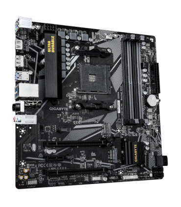 GIGABYTE B550M DS3H AC R2 Placa base - Procesadores AMD Ryzen 5000, VRM de 5+3 fases, hasta 4733 MHz DDR4 (O.C.), 1x M.2 PCIe 4.