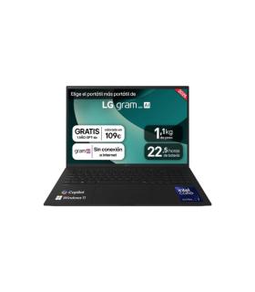 PORTATIL LG GRAM,16",16Z90T, INTEL CORE ULTRA 7, 40,6 CM, 2560 X 1600 PIXELES, 32 GB, 1 TB, WINDOWS 11 HOME