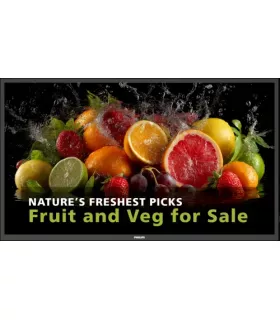 PHILIPS 24x7 ( ANDROID 11 SoC) 75" D-LINE, UHD, 600CD, 24/7 LANDSCAPE & PORTRAIT, ANDROID 14, MEDIAPLAYER, FULL FAILOVER, WIFI..