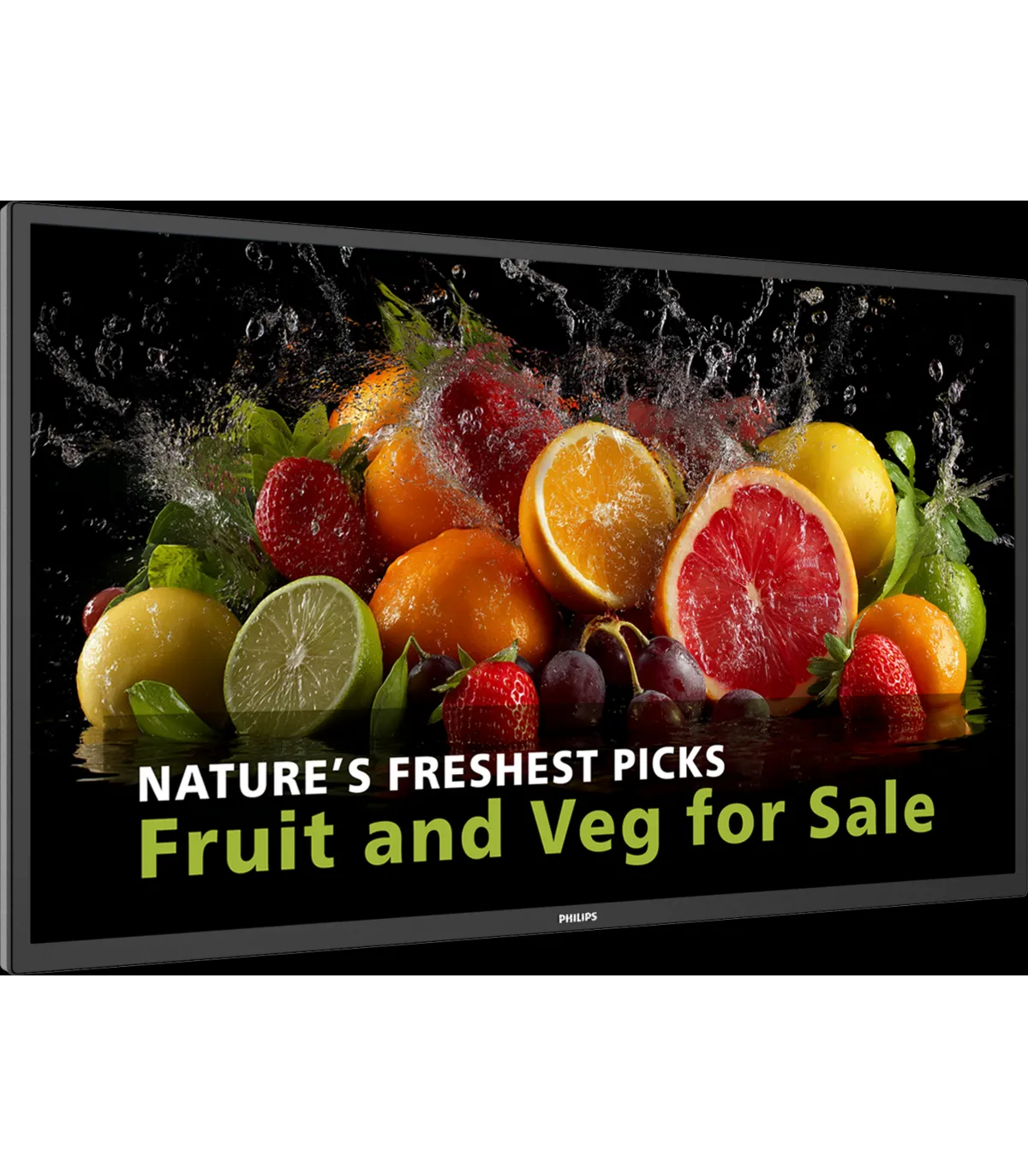 PHILIPS 24x7 ( ANDROID 11 SoC) 75" D-LINE, UHD, 600CD, 24/7 LANDSCAPE & PORTRAIT, ANDROID 14, MEDIAPLAYER, FULL FAILOVER, WIFI..