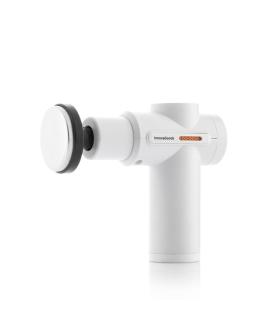 Innovagoods Masajeador Pistola de Masaje Muscular con Calor y Frio - 6 Cabezales Intercambiables - 6 Velocidades - Pantalla LCD.