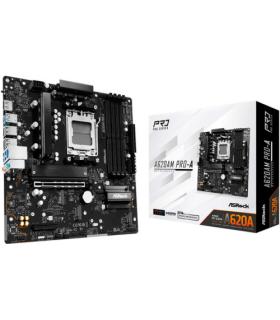 PLACA ASROCK A620AM PRO-A,AMD,AM5,A620A,4DDR5,256GB,HDMI,2SATA6+2M.2,7USB3.2,2.5GBLAN,MATX