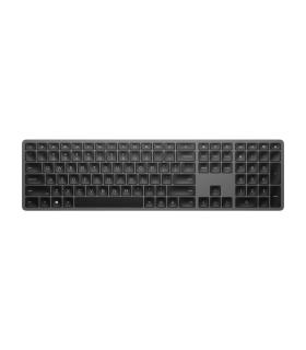 HP 975 Teclado Inalambrico Dual‑Mode - Bluetooth + 2.4GHz - Retroiluminacion Inteligente Ajustable - Conecta hasta 3 Dispositivo