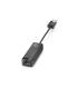 HP Adaptador USB 3.0 a Gigabit RJ45 G2 - USB‑A a Ethernet 10/100/1000 - Conectividad de Red Estable - Plug & Play - Diseño Compa