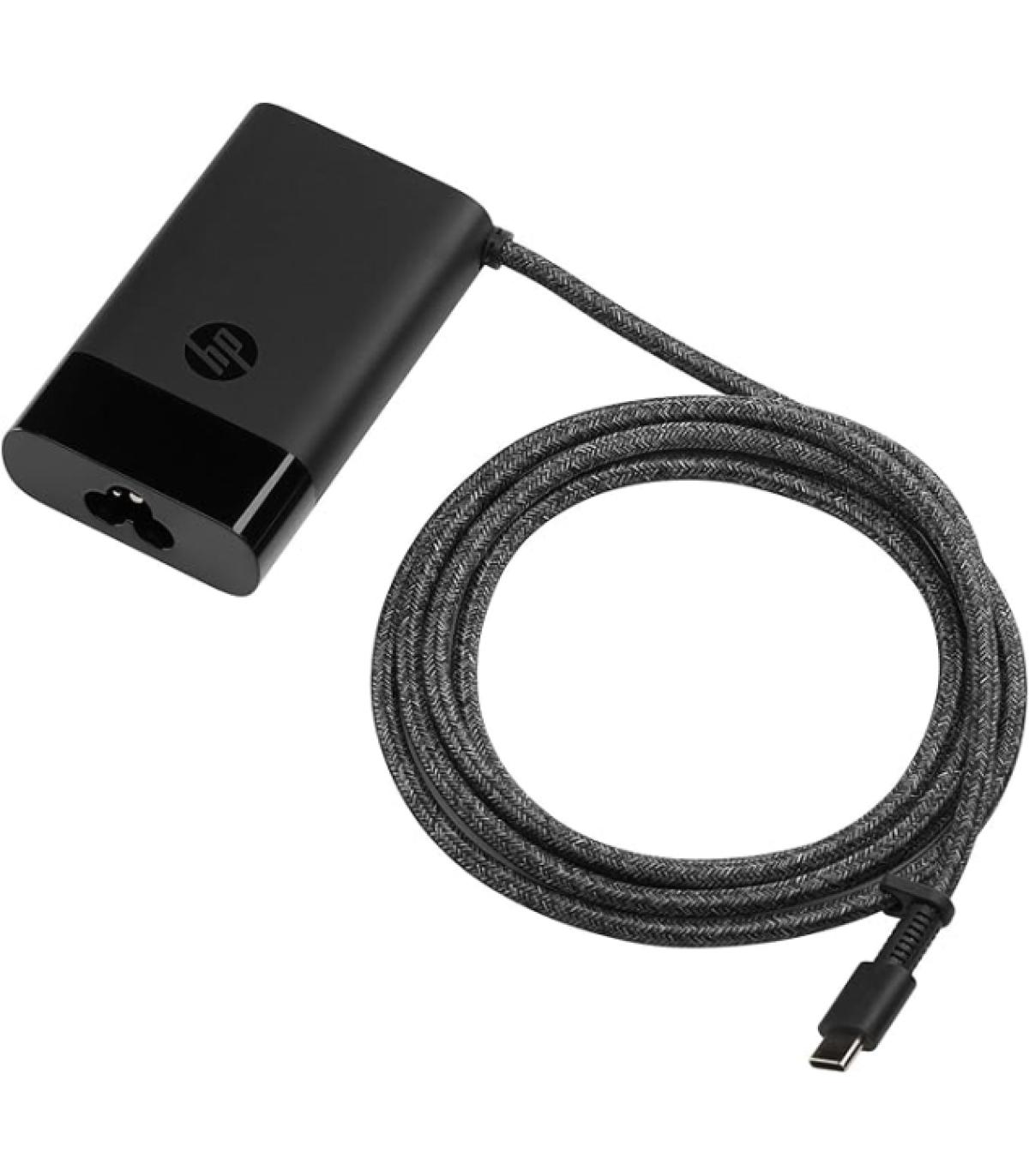 HP Cargador USB‑C 65W para Portatil - Potencia Inteligente 15/27/60/65W - Compatible con Portatiles, Tablets y Smartphones USB‑C