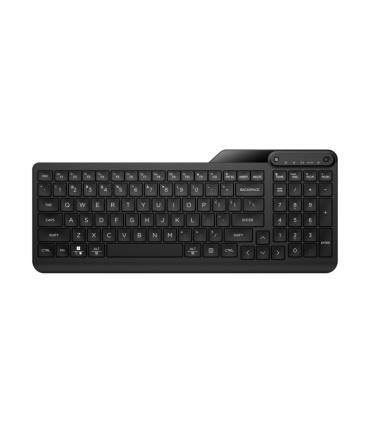 HP 475 Teclado Inalambrico Dual‑Mode - Bluetooth 5.3 + 2.4GHz - Teclas Concavas de Perfil Bajo - hasta 12 Teclas Programables ..